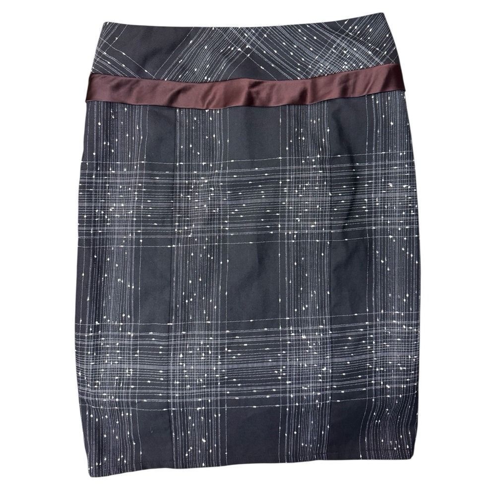 Nanette Lenore Women's Brown Skirt. Brown Ribbon Detail. Sz 4